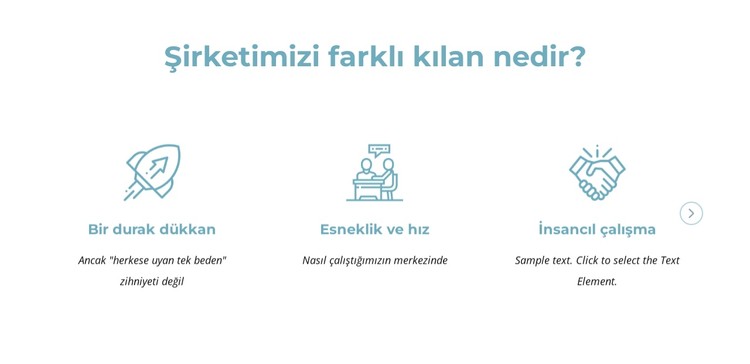 Şirketimizi farklı kılan nedir? CSS Şablonu