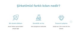 Şirketimizi Farklı Kılan Nedir? - Bir Sayfalık Şablon