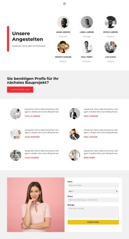 Ein Exklusives Website-Design Für Erleben Sie Es Selbst