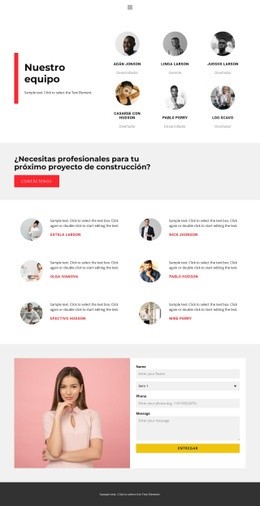 tuyo transformando - Maqueta de sitio web por Nicepage