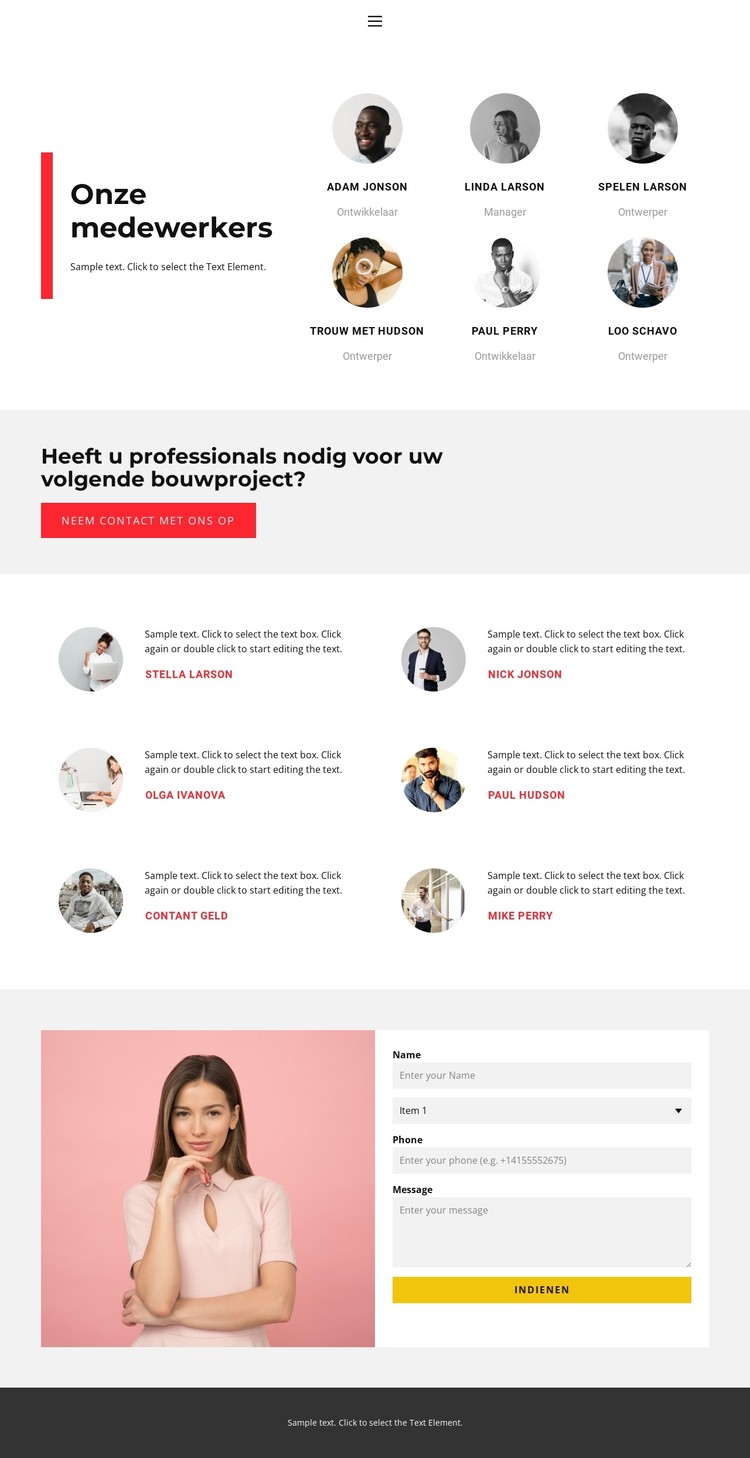 Ervaar het zelf CSS-sjabloon