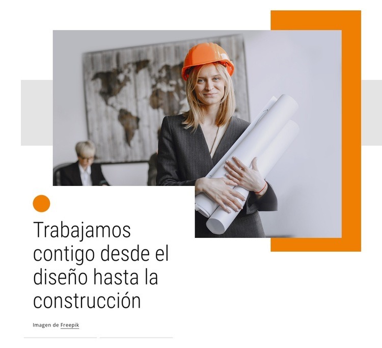 Soluciones de construcción innovadoras Creador de sitios web HTML