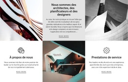 Damier De Caractéristiques - HTML Template Builder