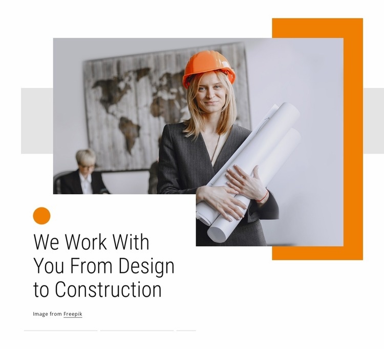Innovative building solutions Homepage Design