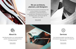 Most Creative HTML5 Template For Features Checkerboard