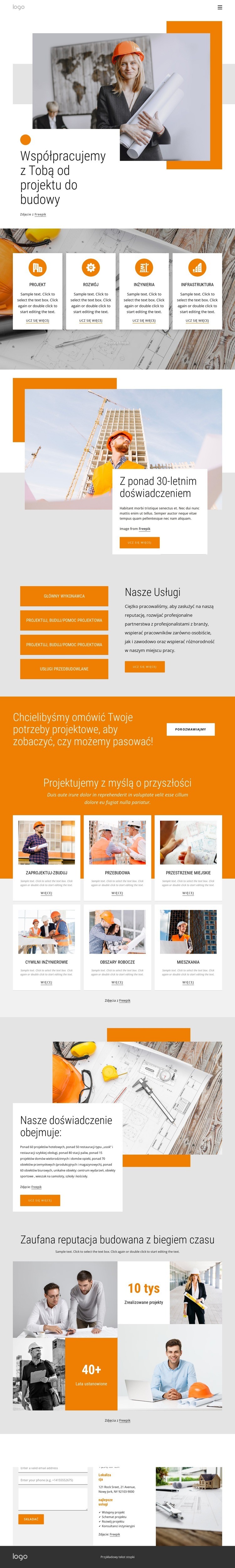 Od projektu do budowy Szablony do tworzenia witryn internetowych