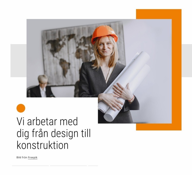 Innovativa bygglösningar HTML-mall