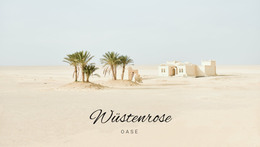 Reise Zu Den Oasen – HTML-Website-Layout