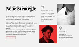 Über Unsere Programme - Bestes Website-Vorlagendesign