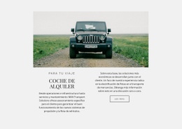 Servicios De Alquiler De Coches - Diseño De Sitios Web Gratuito