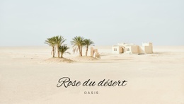 Conception De Sites Web Voyage Dans Les Oasis Pour N'Importe Quel Appareil