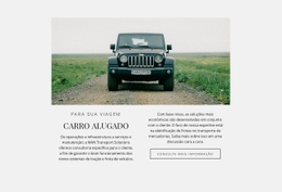 Serviços De Aluguel De Automóveis - Design De Site Gratuito