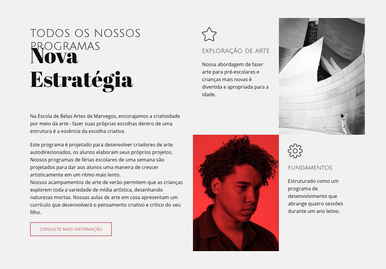 Sobre nossos programas Tema WordPress