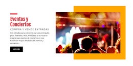 Eventos Musicales Y Conciertos Plantillas Html5 Responsivas Gratuitas