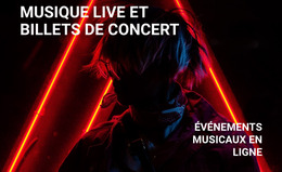 Musique Live Et Billets De Concert Modèle Joomla 2024