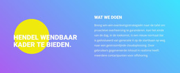 Vorm, Tekst Op Verloop - Responsieve Website