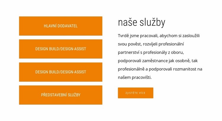 Text, tlačítko a opakovač mřížky Šablona CSS