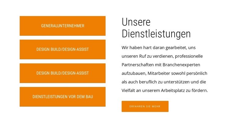 Text-, Schaltflächen- und Rasterwiederholung HTML Website Builder