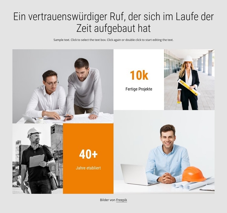 Ein vertrauenswürdiger Ruf HTML Website Builder