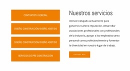 Repetidor De Texto, Botón Y Cuadrícula: Plantilla HTML5 Adaptable