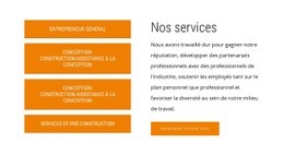 Texte, Bouton Et Répétiteur De Grille - Modèle HTML5 Réactif