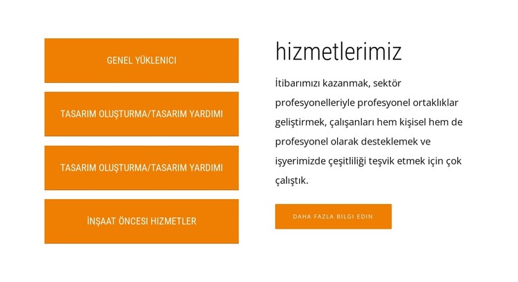 Metin, düğme ve ızgara tekrarlayıcı HTML Şablonu