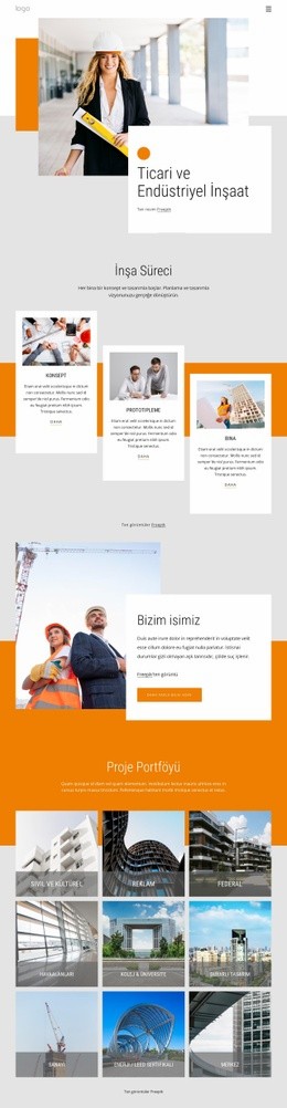 Ticari Ve Endüstriyel Inşaat - HTML Designer