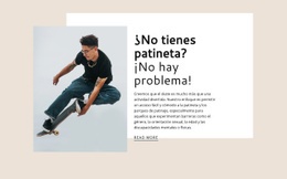 Club De Patineta Deportiva - Diseño De Sitio Web De Descarga Gratuita