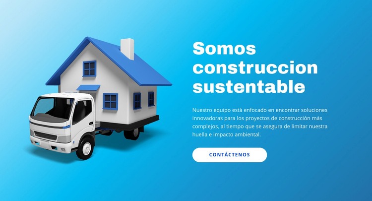 Soluciones de vivienda prefabricada Maqueta de sitio web