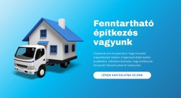 Előregyártott Házmegoldások - Reszponzív Weboldal Tervezés