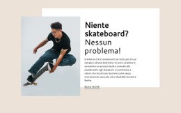 Club Di Skateboard Sportivo - Design Del Sito Web Scaricabile Gratuitamente
