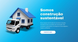 Construtor De Sites Incrível Para Soluções De Habitação Pré-Fabricada