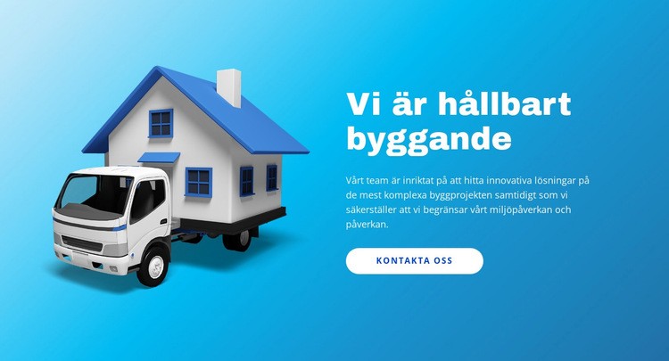 Prefabricerade bostadslösningar WordPress -tema