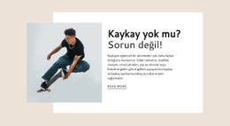 Spor Kaykay Kulübü Için Web Sitesi Tasarımı