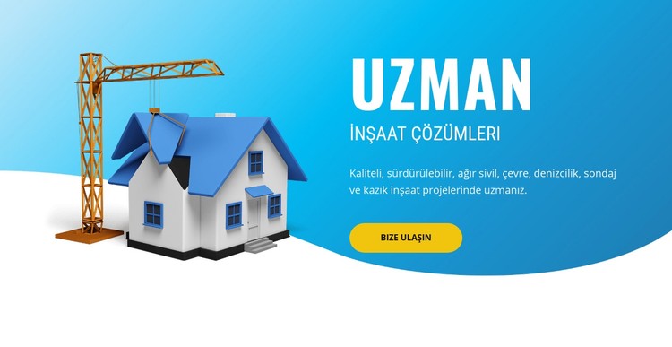 İnşaat öncesi çözümler CSS Şablonu