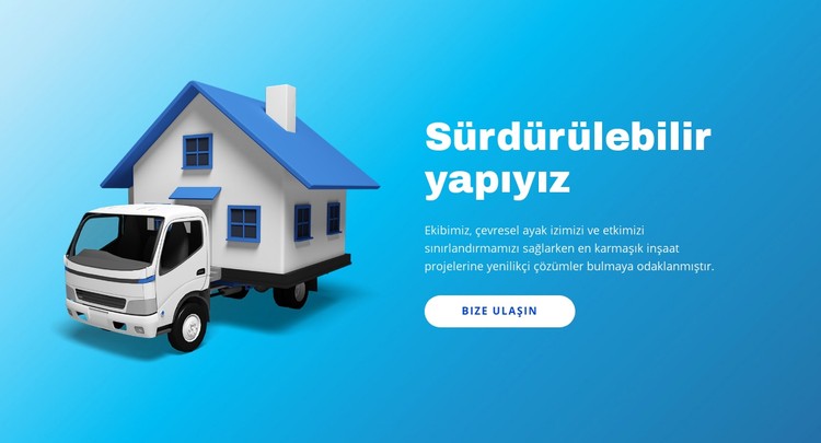 Prefabrik konut çözümleri CSS Şablonu