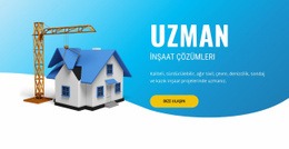 İnşaat Öncesi Çözümler - Duyarlı HTML5 Şablonu