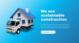 Prefabricated Housing Solutions - Drag & Drop Web Page Design