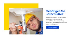 Exklusive HTML5-Vorlage Für Sanitär-Dienstleistungen Für Ihr Zuhause