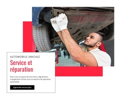 Nous Effectuons Des Réparations Critiques - Maquette De Site Web Simple