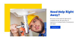 Plumbing Services For Your Home Open Source Template
