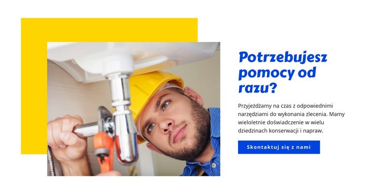 Usługi hydrauliczne w Twoim domu Szablony do tworzenia witryn internetowych