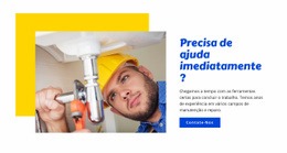 Serviços De Encanamento Para Sua Casa - Construtor De Sites Para Download Gratuito