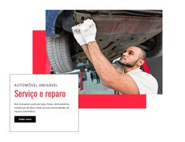 Modelo HTML5 Incrível Para Concluímos Reparos Críticos