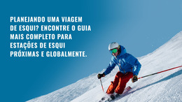 Clube De Esqui Esportivo - Página De Destino
