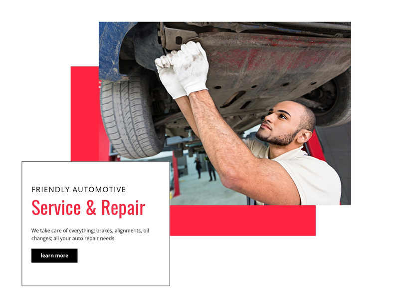 We complete critical repairs Web Page Design