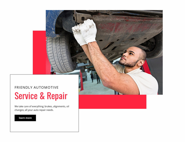 We complete critical repairs Website Design