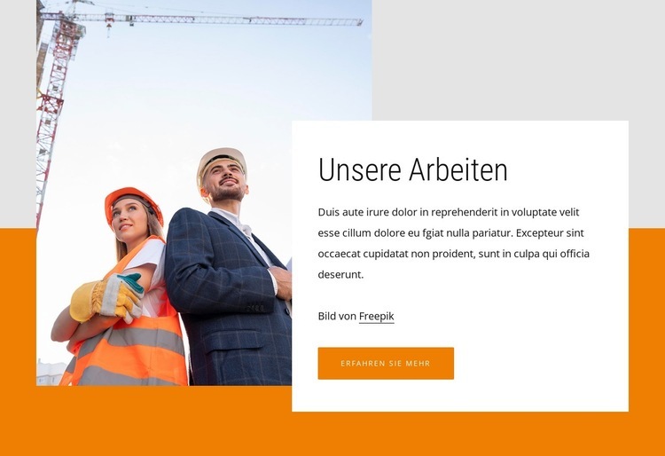 Wir bieten globales integriertes Bauen HTML Website Builder