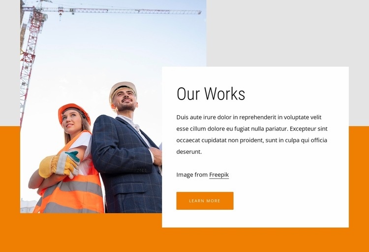 We provide global integrated construction Homepage Design
