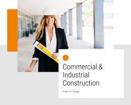 Industrial Construction Basic CSS Template